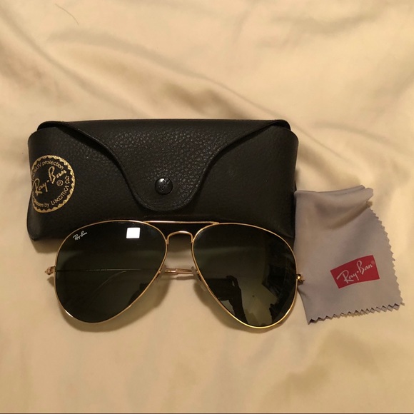 Authentic Ray-Ban Aviator Sunglasses